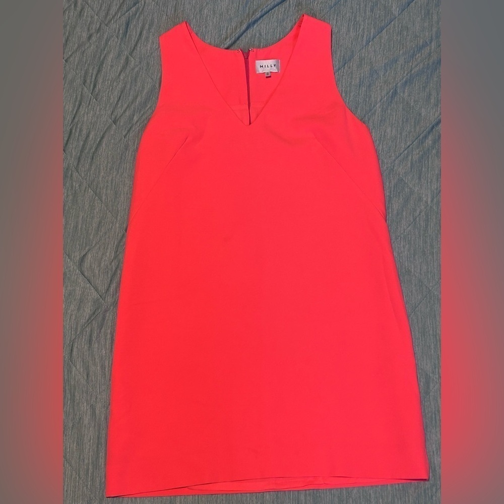 MILLY dress. STUNNING!! Sleeveless. Bright. Size 8